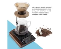 ميزان قهوة الكتروني بشاشة لمس اسود