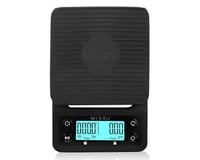 ميزان قهوة رقمي مع مؤقت لتحضير القهوة المختصة اسود