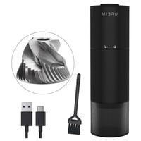 مطحنة قهوة كهربائية قابلة لاعادة الشحن بترس حديد ل...