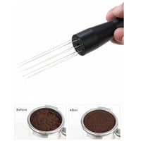 مفكك تكتلات قهوة اسبريسو موزع وممهد احترافي اسود