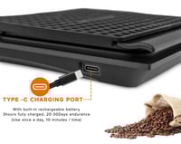 ميزان قهوة الكتروني بشاشة لمس اسود