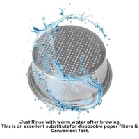 سلة قهوة باسكت مكشوف دبل شوت مقاس 51مم السعة 16-18...