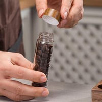 مجموعة من 12 عبوة سنقل دوز لحبوب القهوة مع قاعدة خ...