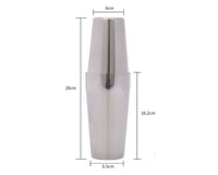 شيكر على شكل كوب من الستانسلس ستيل