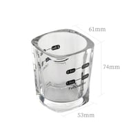 كوب قياس زجاجي للاسبريسو 75 مل