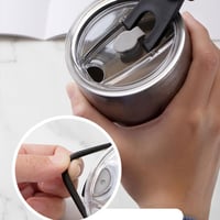 كوب قهوة بجدار مزدوج حافظ للحرارة ستيل 360 مل