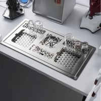 رنزر قهوة احترافي استانلس ستيل | مكانين ميزان وصين...