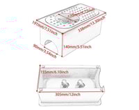 رينزر غسالة الاكواب و ادوات تحضير القهوة اسود 34x1...