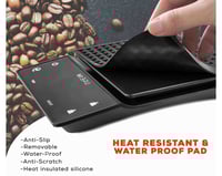 ميزان قهوة الكتروني بشاشة لمس اسود