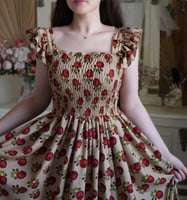 فستان رمضاني بني