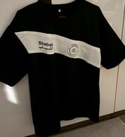 تيشرت الشباب أسود &ابيض