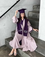 عباية تخرج مزينة بالتطريز الفاخر