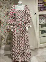 فستان رمضان ابيض