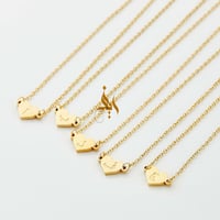 سلسال شكل قلب للفتيات _ بالاسم او الحرف