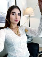 سلسال حرف ينتهي بقلب _ تصميم جميل جدا