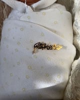 بروش اطفال بالاسم مع كرستال