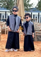 سديري اطفال اسود _ رصاصي