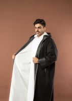 فروه جوخ اسود ومن الداخل فرو ناعم