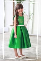 فستان اخضر (بطباعه شعار)