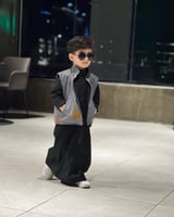 سديري اطفال اسود _ رصاصي