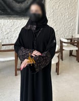 عباية كشميري أسود متجر ريف