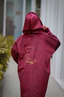 فروات شتويه نسائية لون عنابي