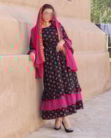 جلابيه نسائية مع الطرحه