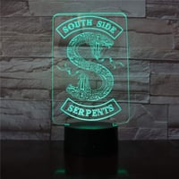 مجسم مضيء 7 الوان Southside Serpents