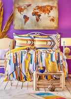 طقم مفارش مزدوج سوبر كينج Cherry أصفر