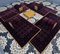 طقم تركي النقشة الكاملة ( سفط مربع )