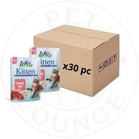 30-طعام رطب ظرف للقطط الصغيرة بالتونة - 70g Life C...