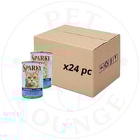 24-طعام قطط رطب معلب قطع تونة - 415g Sparky