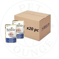 20-طعام رطب ظرف للقطط تونة وسمك القاروص بالجيلي -...