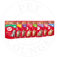 طعام رطب ظرف للقطط بالمرق - 100g MyLove