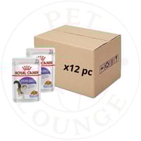 12-طعام رطب ظرف للقطط المعقمة بالمرق - 85g Royal C...