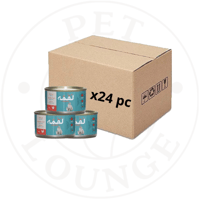 24-طعام رطب معلب للقطط دجاج بالمرق - 85g Loqma