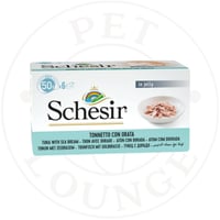 طعام رطب معلب للقطط تونة وسمك الدينيس - 6x50g Sche...