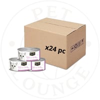 24-طعام رطب معلب للقطط بالتونة والسلطعون - Kit Cat...
