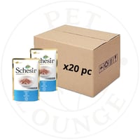 20-طعام رطب ظرف للقطط تونة بالجيلي - 85g Schesir