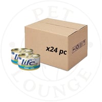 24-طعام رطب معلب للقطط بالتونة - 85g LifeCat