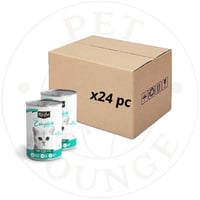 24-طعام رطب معلب للقطط وجبة كاملة تونة وبذرة الشيا...