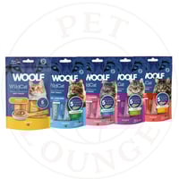 مكافات رطبه للقطط - 5x14g Woolf