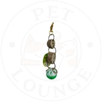 لعبة طيور سلسلة قطع خشب مع كورة بلاستيك