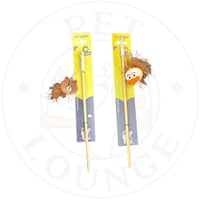 سنارة خشب وجه ملونة