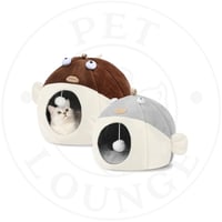 بيت كوخ للقطط شكل سمكة