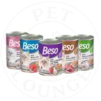 طعام رطب معلب للقطط مهروس - 400g Beso