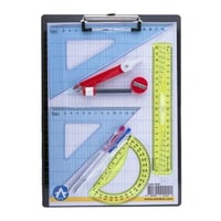 مجموعة هندسية للرسم 11 قطعة