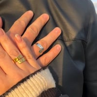 خاتم ذكرى أبدية هدية شخصية للجنسين مع إمكانية الحف...