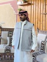 جديد سديري شتوي بيج - قماش شانيل وجوخ اصلي