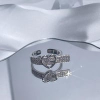 خاتم راقي بتصميم قلب